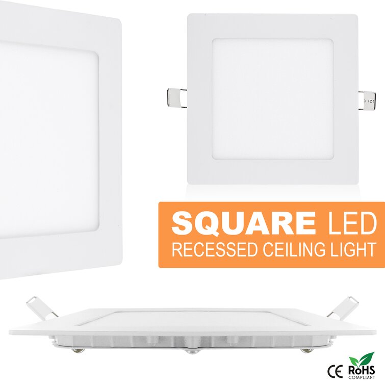 Leeki 6 Remodel Led Retrofit Recessed Lighting Kit Wayfair Canada 0693